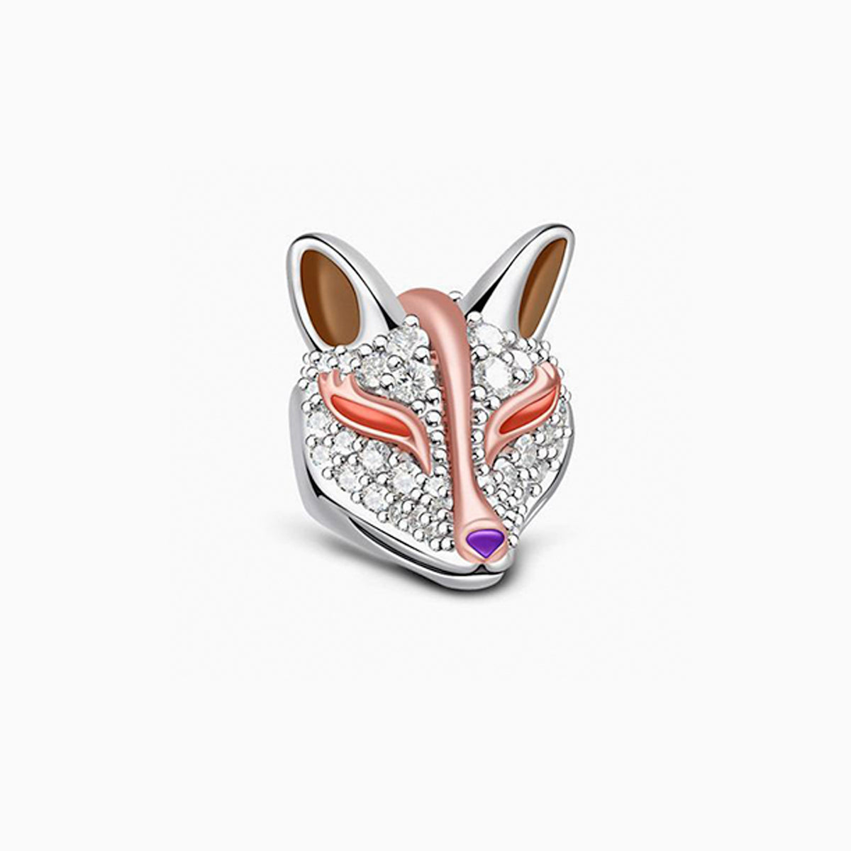 Two Tone Fox Charm